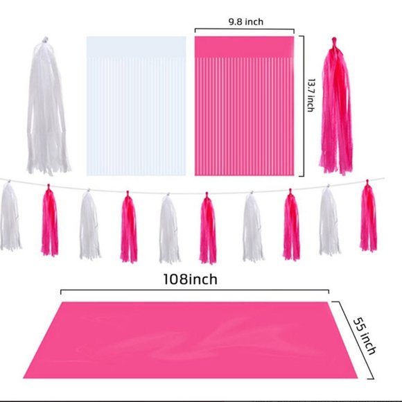 Awesome Pink Girl Baby shower decoration set - Picture 5 of 6